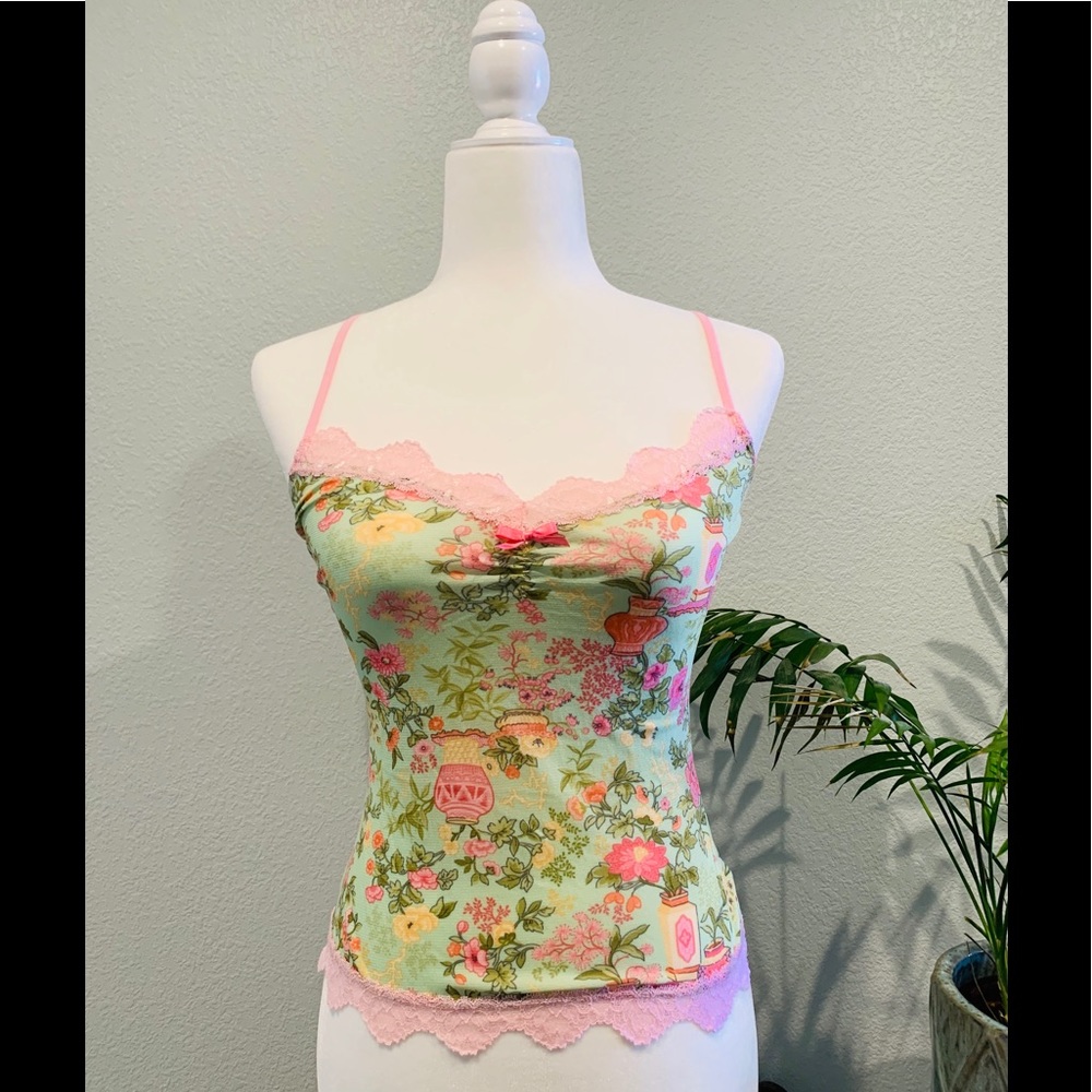 Samantha Chang Floral Print Camisole